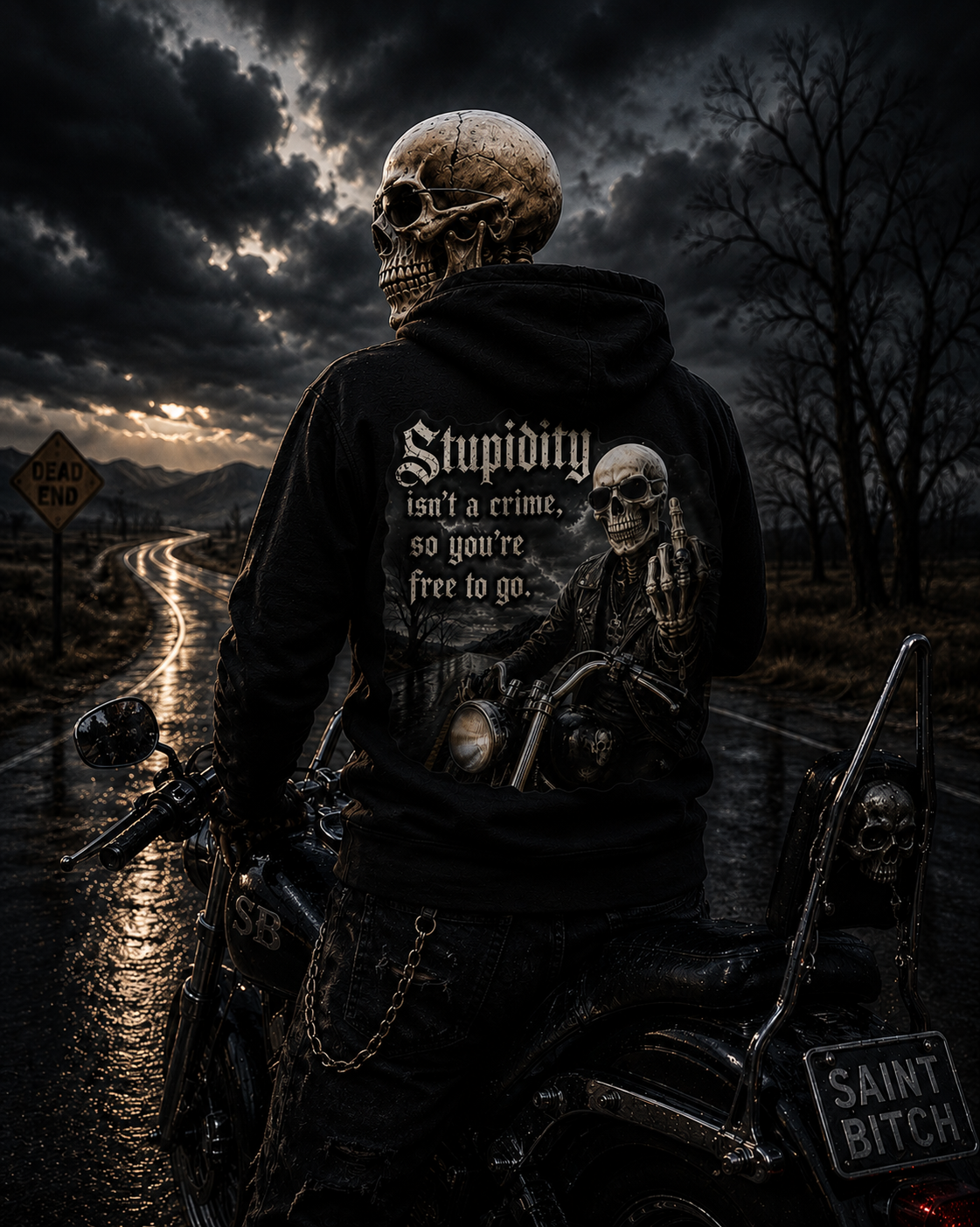 Stupidity Isn't a Crime Pullover Hoodie