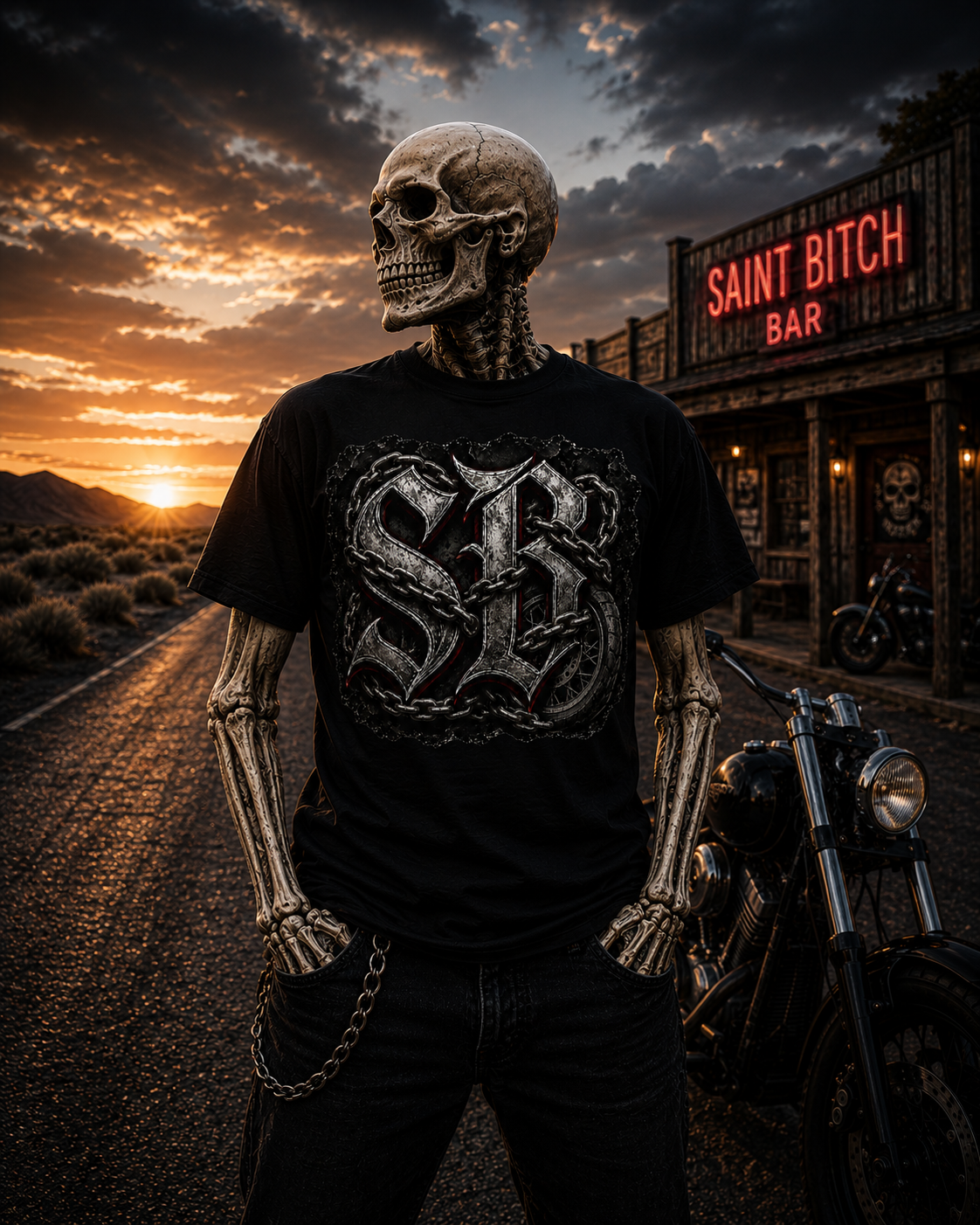 Eat. Sleep. Ride. Premium Fitted Tee